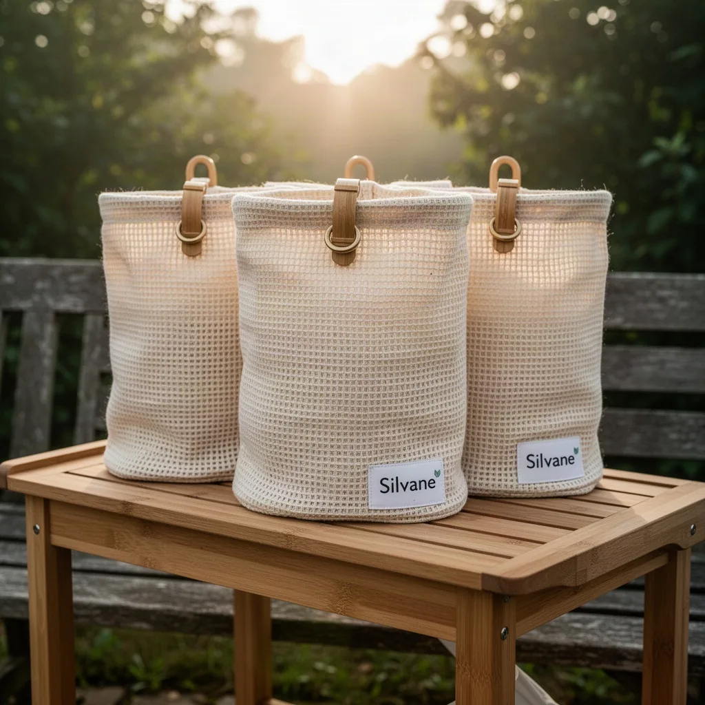 Silvane Organic Cotton Wash Bag Trio