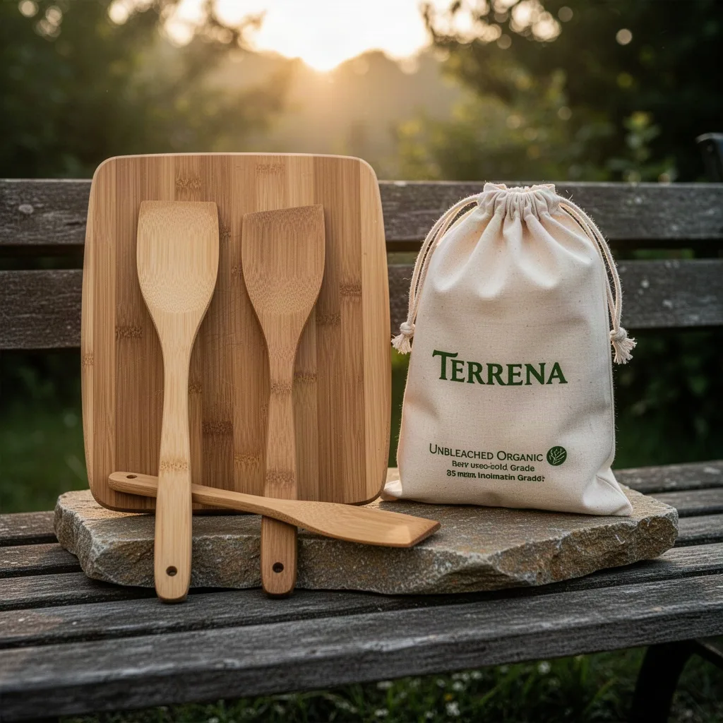 Terrena Untreated Moso Bamboo Prep and Serving Board Trio
