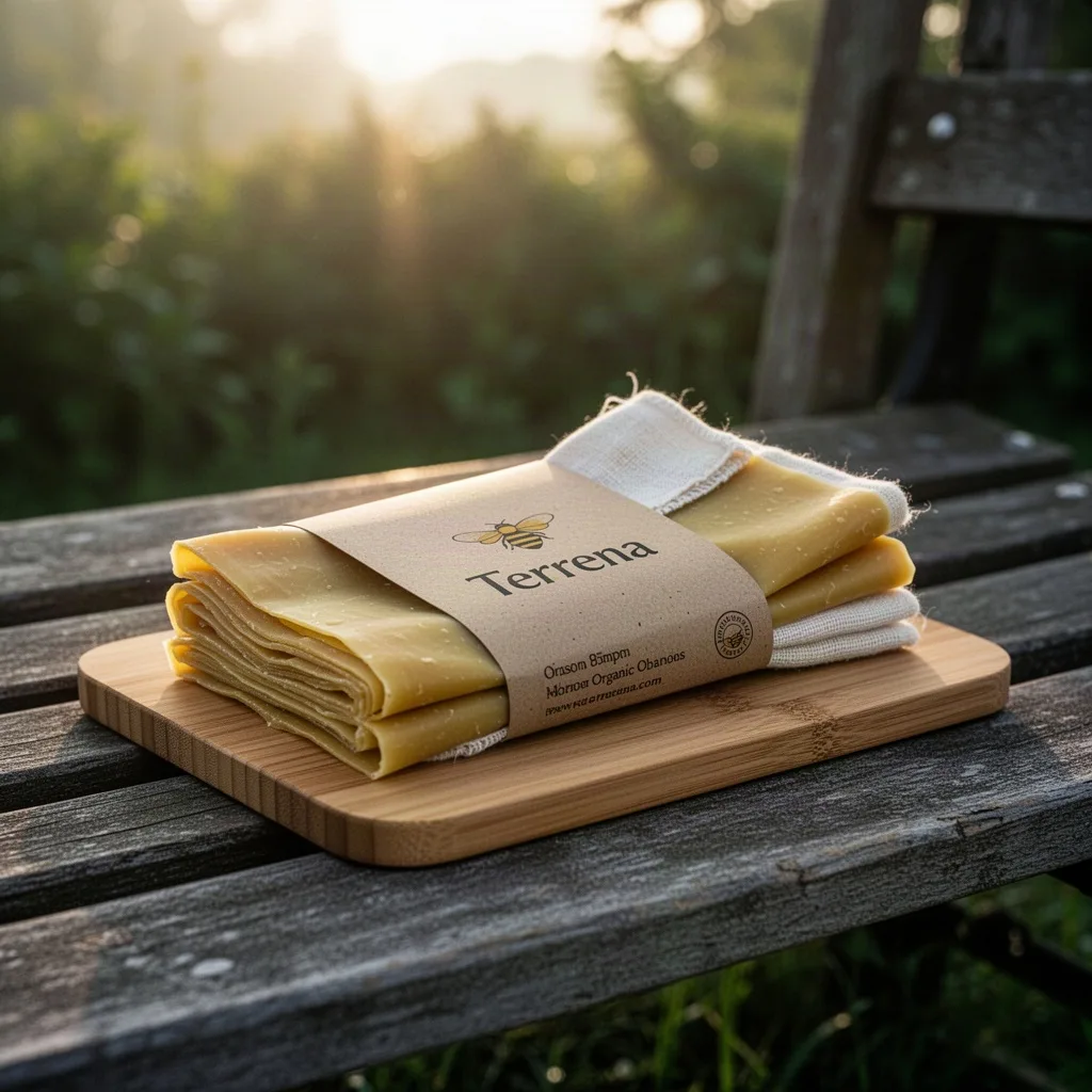 Terrena Natural Beeswax Food Wrap Assortment